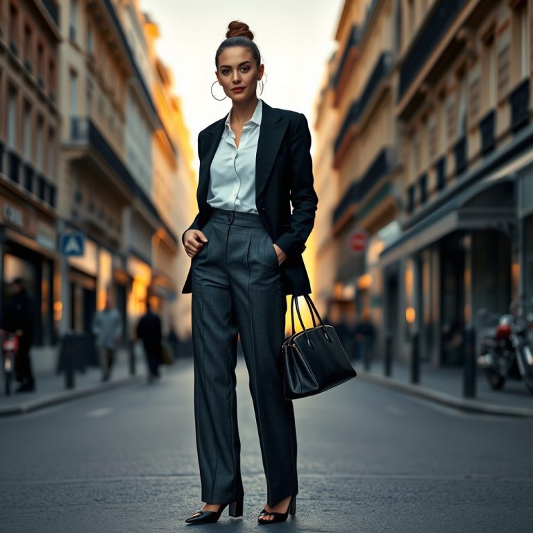 Parisian Elegance Meets Modern Edge: The Secret Behind Luxury Model Wear