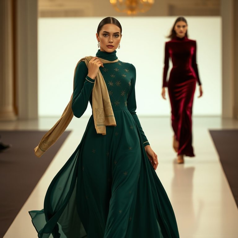 Ritz Modest Runway: The Fusion of Armani Silk Elegance and Premium Couture Glamour