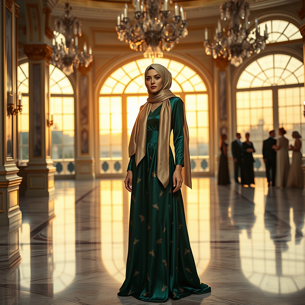 Ritz’s Evening Glamour: The Art of Luxury Modest Fashion in Premium Couture