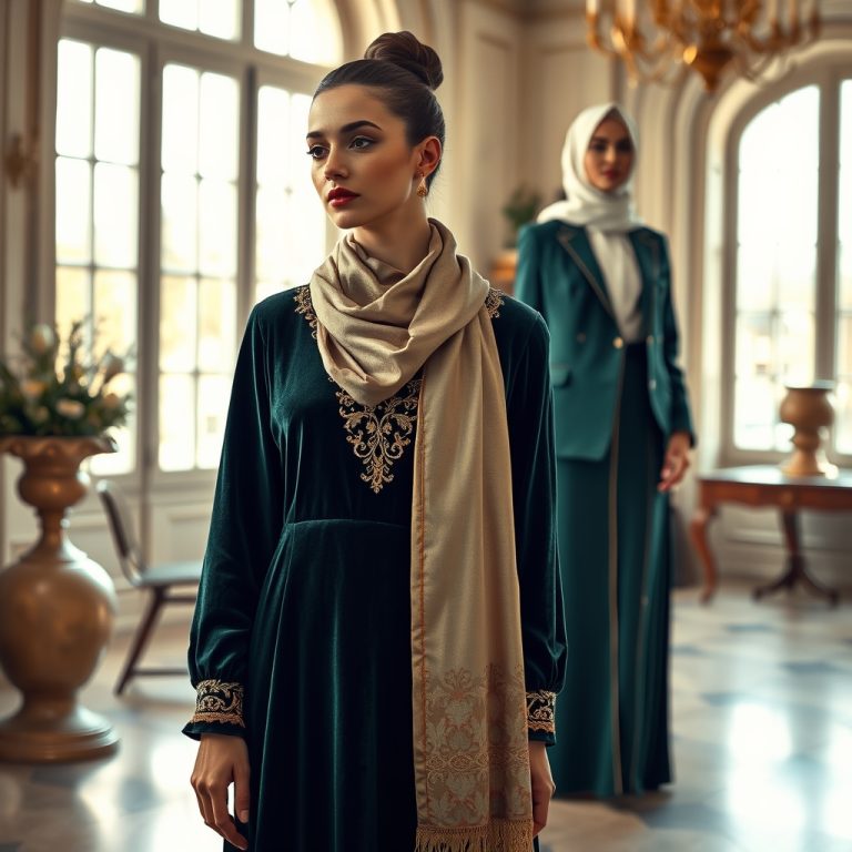 Ritz’s Velvet and Silk Symphony: Crafting the Future of Luxury Modest Fashion with Timeless Glamour