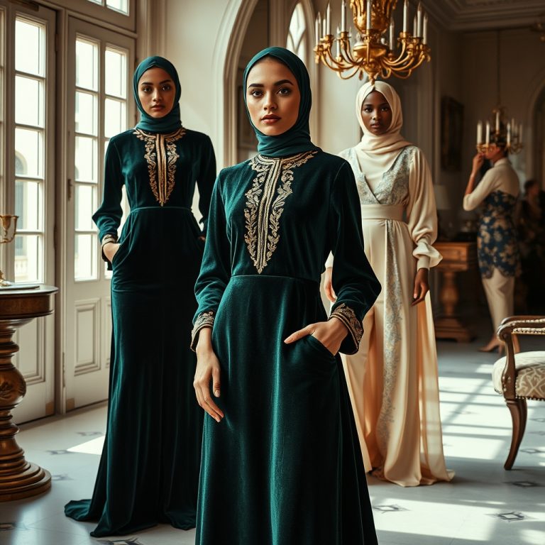 The Ritz Luxury Paradigm: How Modern Modest Fashion Redefines High-End Couture with Silk, Velvet, and Shimmer