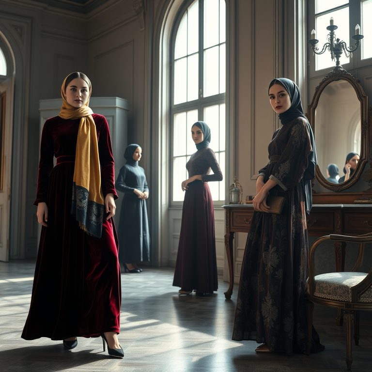 The Ritz Paris Aesthetic: How Silk, Velvet, and Shimmer Define Luxury Modest Fashion