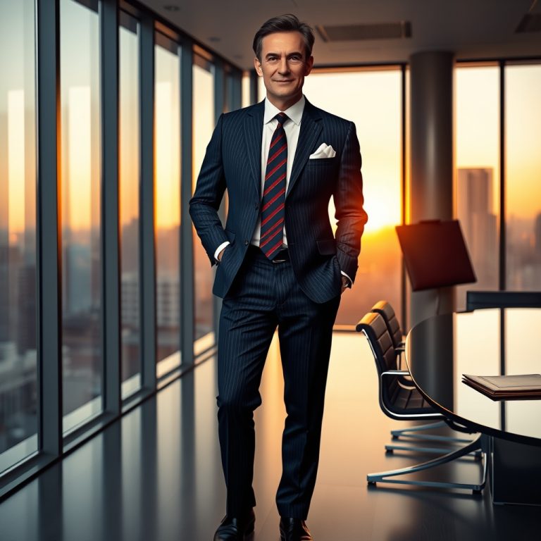 The Essence of Official Tailored Suits: How Precision Cuts Define Executive Presence