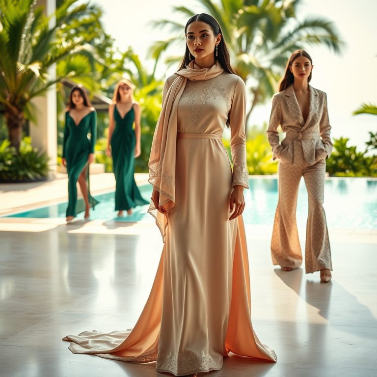 The Ritz Luxury Resort Wear Edit: Where Armani Silk Meets Modern Modest Sophistication