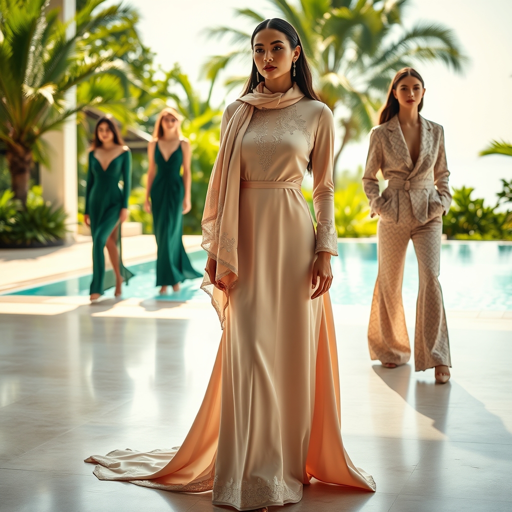 The Ritz Luxury Resort Wear Edit: Where Armani Silk Meets Modern Modest Sophistication