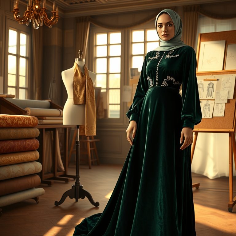 The Ritz Luxury Silhouette: How Armani Silk and Velvet Craft the Future of Modern Modest Fashion