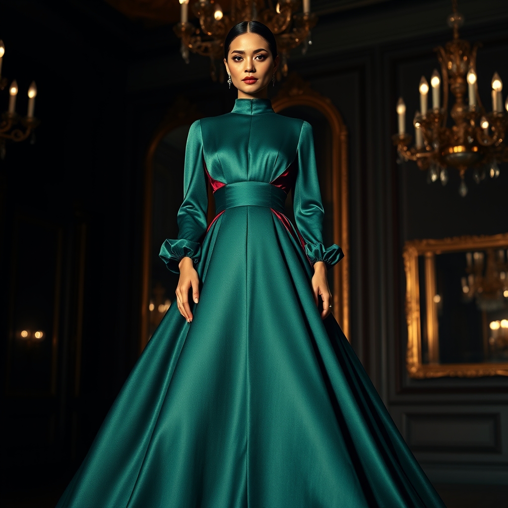 Ritz’s Glamorous Evolution: How Armani Silk and Premium Shimmer Are Redefining Modern Modest Evening Gowns
