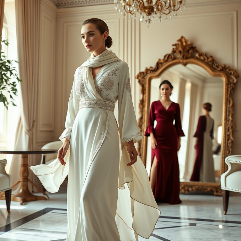 Ritz’s Modern Modest Marvels: The Art of Armani Silk and Premium Shimmer in the Syari Collection and Luxury Resort Wear