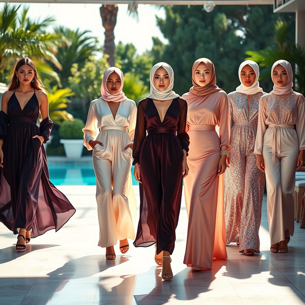 Ritz’s Modern Modest Marvels: The Art of Silk, Velvet, and Shimmer in the Summer Collection
