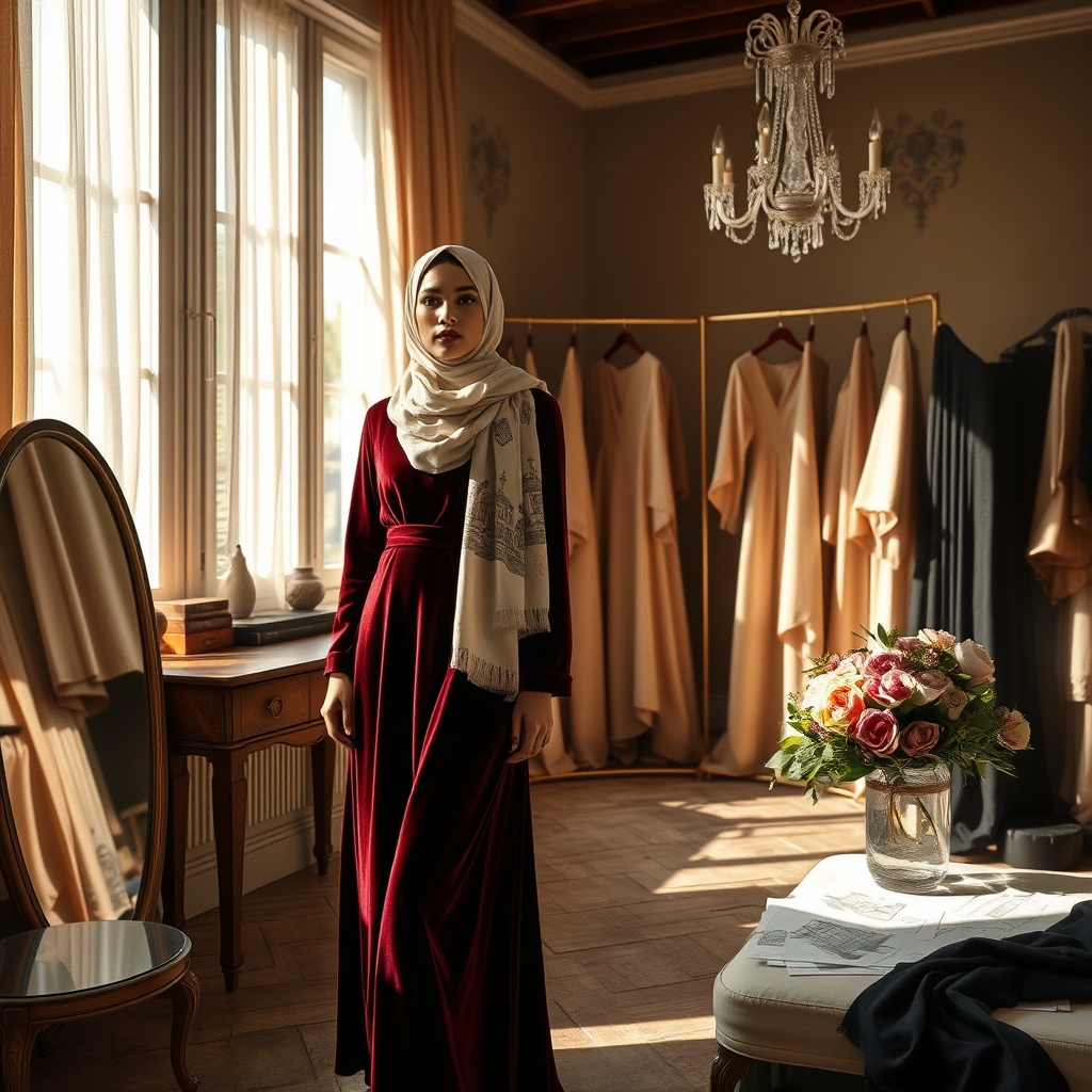 The Art of Subtle Opulence: How Ritz’s Velvet Dresses and Silk Scarves Define Modern Luxury Modest Fashion